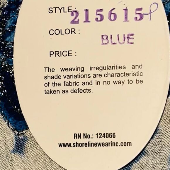 SHORELINE Summer Shift Dress Women Multiple Sizes Blue Tie-Dye Sleeveless NEW - Picture 10 of 12